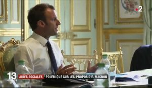 Aides sociales : "Un pognon de dingue", Emmanuel Macron fait polémique