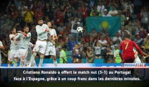 Fast match report - Portugal 3-3 Espagne