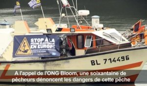 Boulogne-sur-mer: manifestation contre la pêche électrique
