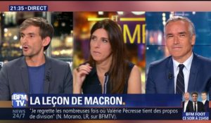 Macron fait la leçon à un adolescent