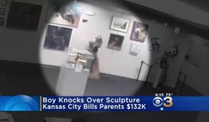 Un enfant fait tomber et brise une sculpture à $132,000 dans un musée de Kansas City