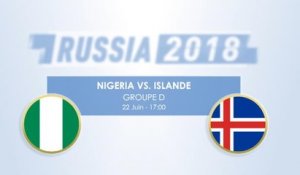 Le Face à Face - Nigeria vs. Islande