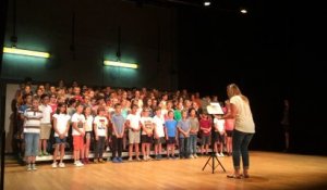 La chorale de l'école Jules-Ferry
