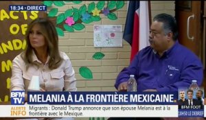 Migrants: Melania Trump est à la frontière avec le Mexique