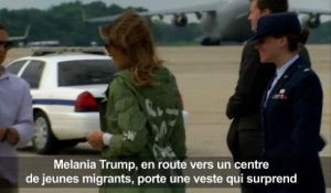 Melania Trump: une veste qui fait polémique