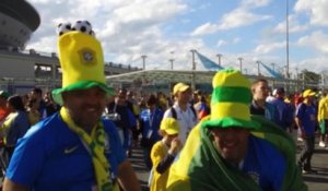 Le coin des supporters - Neymar, Coutinho, Firmino... Les fans brésiliens fêtent leurs héros
