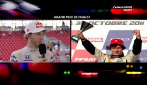 Grand Prix de France 2018 - La réaction de Pierre Gasly après les qualifications sur le plateau de CANAL+