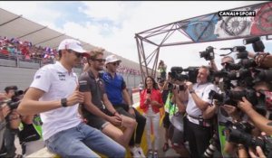 Grand Prix de France 2018 - Esteban Ocon, Romain Grosjean et Pierre Gasly profitent de la ferveur tricolore