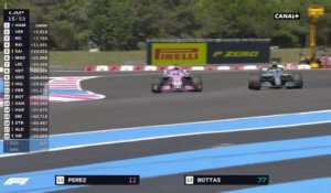 Grand Prix de France 2018 - Sublime manoeuvre de Bottas