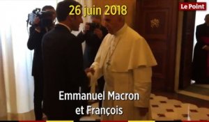Les présidents français de la Ve République rendent visite au pape