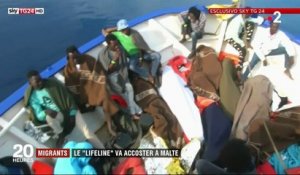Migrants : le "Lifeline" va accoster à Malte