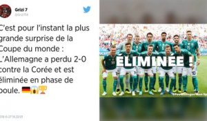 Coupe du monde 2018. Coup de tonnerre en Russie, l’Allemagne battue par la Corée du Sud, est éliminée.