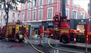 Mulhouse : feu de combles au centre ville