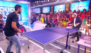 Il y a trois ans dans TPMP... Cyril Hanouna affrontait La Fouine au ping-pong (vidéo)