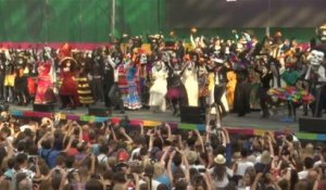 Le coin des supporters - Un remake du Jour des Morts pour une fiesta mexicaine à Moscou