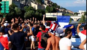 Le feu à Grenoble pour la victoire de l'équipe de France contre l'Argentine