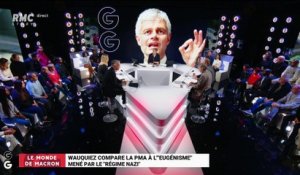 Le monde de Macron: Wauquiez a-t-il raison de comparer la PMA avec "l'eugénisme" du "régime Nazi" ? – 19/11