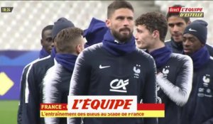 Dernier entraînement au complet - Foot - Amical - Bleus