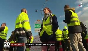 "Gilets jaunes" : des dépôts pétroliers bloqués dans toute la France