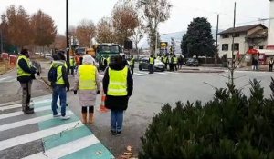 Grenoble : barrage filtrant au Rondeau