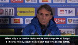 Italie - Mancini : "On peut être au niveau des meilleures équipes"