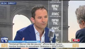 Pour Hamon, Macron est "indigne" du vote des classes populaires à la présidentielle