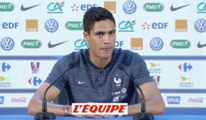 Varane «Umtiti va bien» - Foot - CM 2018 - Bleus