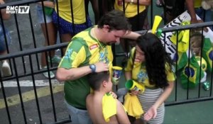 Les supporters brésiliens étaient remplis d’espoir… ils rentrent tristes à la maison