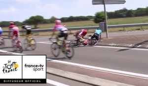 Tour de France 2018 : Luis Leon Sanchez pris dans une lourde chute abandonne !!