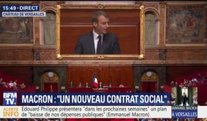 Macron devant le Congrès: "Nous devons construire l'État providence du 21ème siècle. Émancipateur, universel, efficace, responsabilisant."