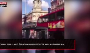 Mondial 2018 : La célébration d’un supporter anglais tourne mal (Vidéo)