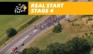 Départ réel / Real start - Étape 4 / Stage 4 - Tour de France 2018