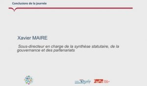 Journée EMRH du 17 mai 2018 :  Conclusion par X. Maire sous-directeur à la DGAFP