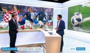 Coupe du monde : une finale France-Croatie