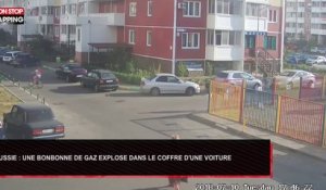 Russie : Une bonbonne de gaz explose dans le coffre d'une voiture (Vidéo)