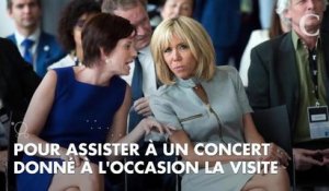 PHOTOS. Brigitte Macron prend la pose complice avec les chanteurs du sommet de l'OTAN