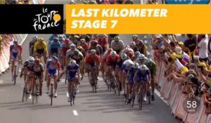 Last kilometer / Flamme rouge - Étape 7 / Stage 7 - Tour de France 2018