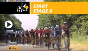 Départ réel / Start - Étape 8 / Stage 8 - Tour de France 2018
