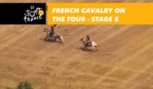 La cavalerie française sur le Tour / French cavalry on the Tour - Étape 8 / Stage 8 - Tour de France 2018