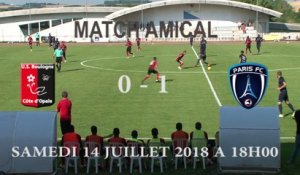 Résumé match amical USBCO - Paris FC