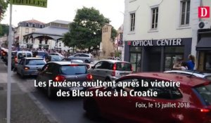 Foix exulte après la victoire des Bleus face à la Croatie