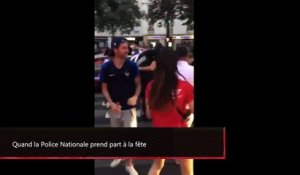 France championne du monde : Quand la police nationale prend part à la fête (Vidéo)