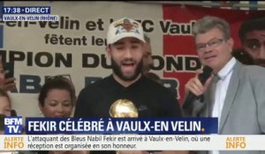 Nabil Fekir est de retour à Vaulx-en-Velin, son club d'origine