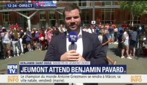 Benjamin Pavard de retour à Jeumont: "Il y a une vraie communion, c'est l'enfant du pays", déclare le maire de la commune