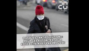 Masques «antipollution»: Pour les autorités, leur efficacité n'est pas prouvée