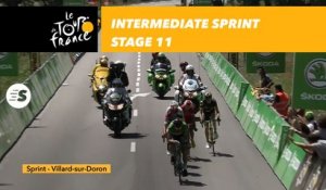 Sprint intermédiaire / Intermediate sprint - Étape 11 / Stage 11 - Tour de France 2018