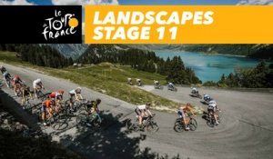 Paysages du jour / Landscapes of the day - Étape 11 / Stage 11 - Tour de France 2018