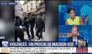 Violences du 1er-Mai: un proche de Macron visé