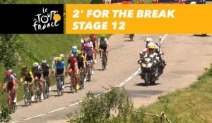 2' d'avance pour les échappés / 2' for the break - Étape 12 / Stage 12 - Tour de France 2018