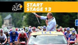 Départ réel / Start - Étape 13 / Stage 13 - Tour de France 2018